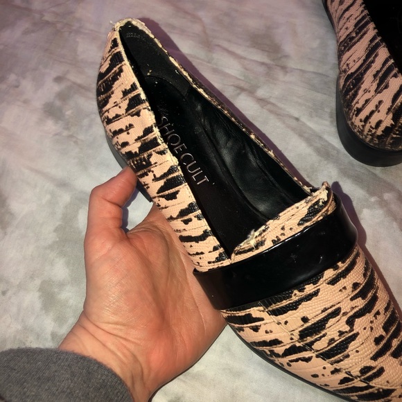 Shoe Cult Nasty Gal Snakeskin Loafers - Picture 6 of 9